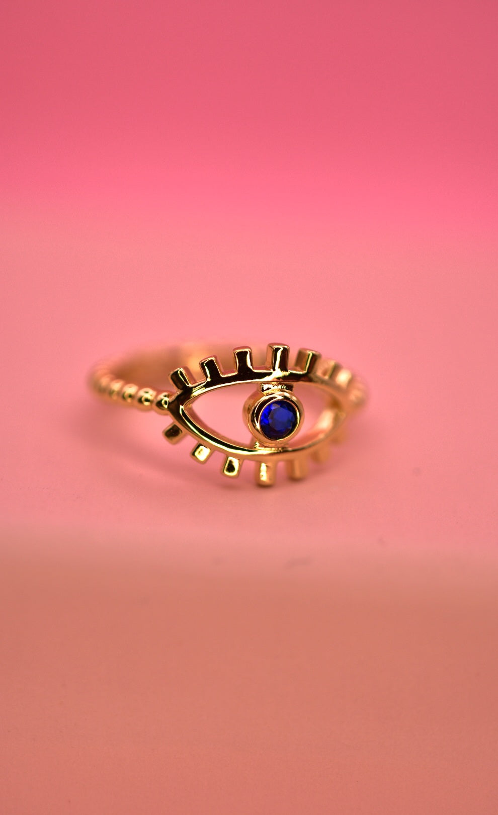 Anillo Ojo Pestañas Grande