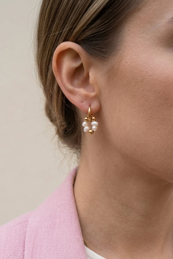 Aretes Perlas