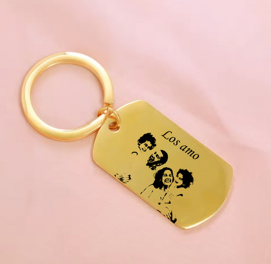 Rectangular keyring