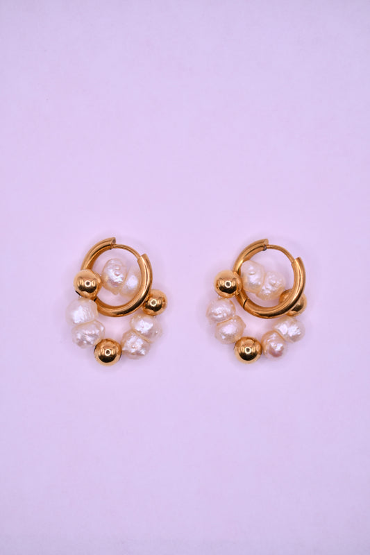 Aretes Perlas