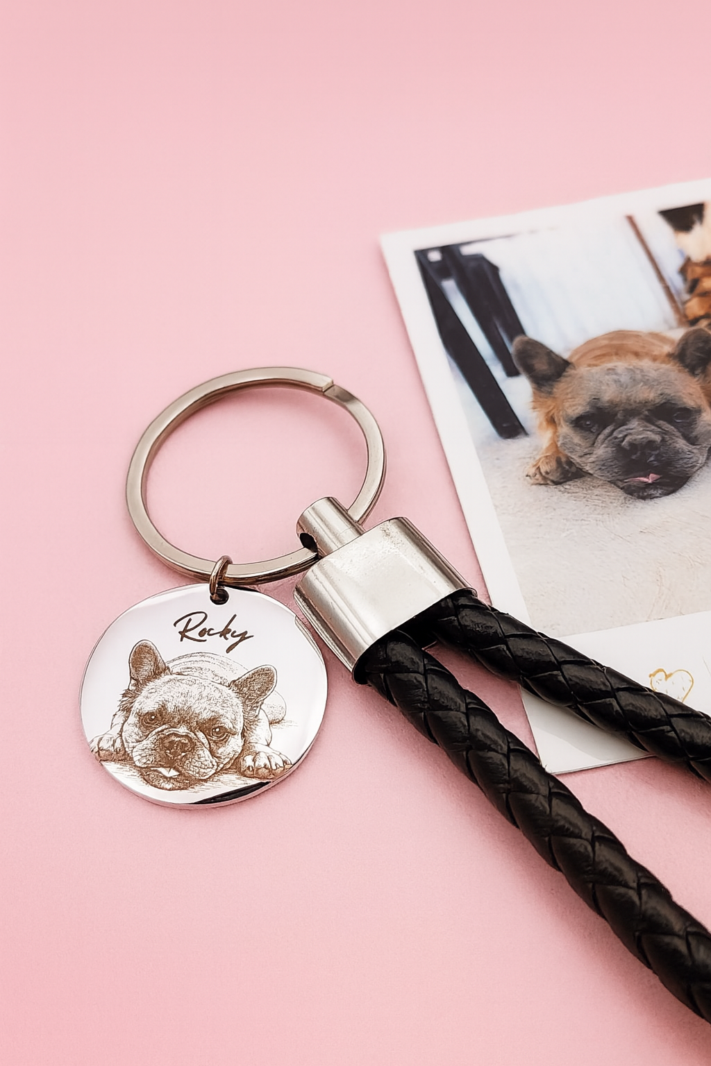 Llavero con Dibujo de Mascota