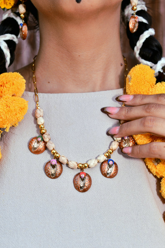 Collar Pan de Muerto Oaxaqueño