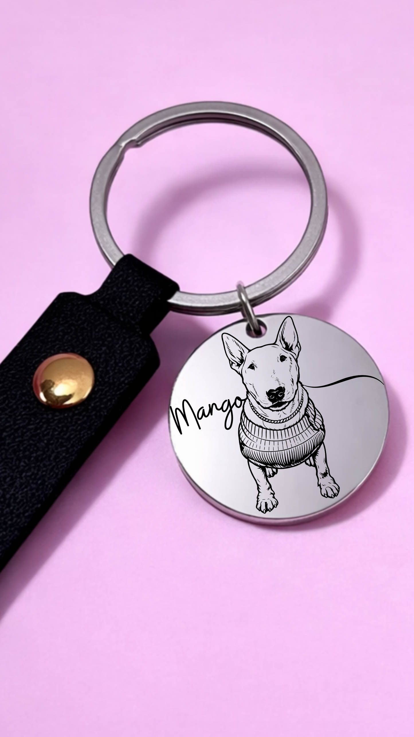 Llavero con Dibujo de Mascota
