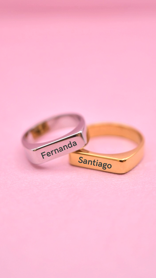 Ring with Text