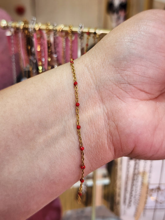 Brazalete Puntos Rojos