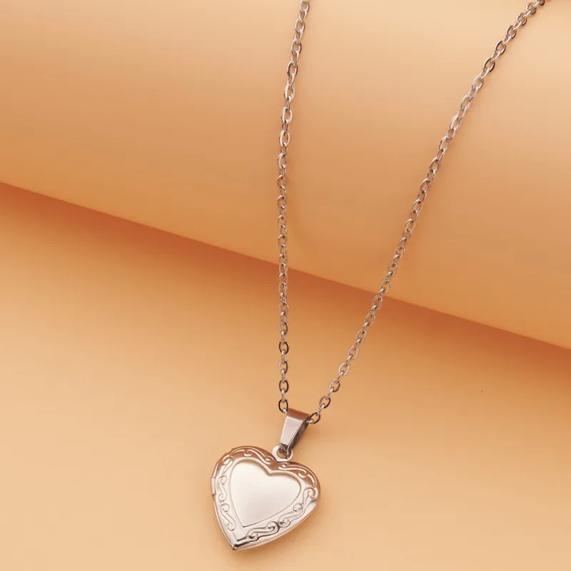 Heart-Shaped Locket Pendant
