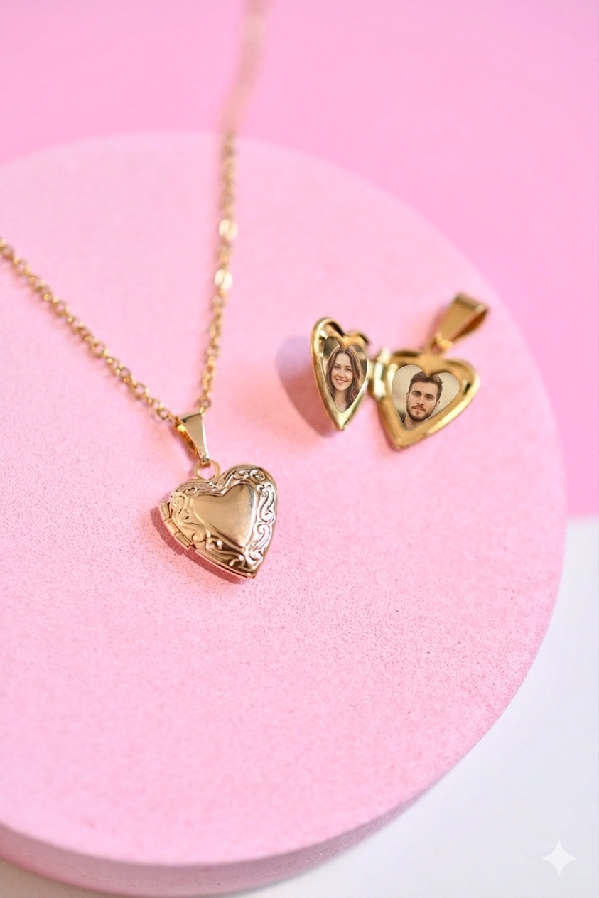 Mini Relicario Con Fotos