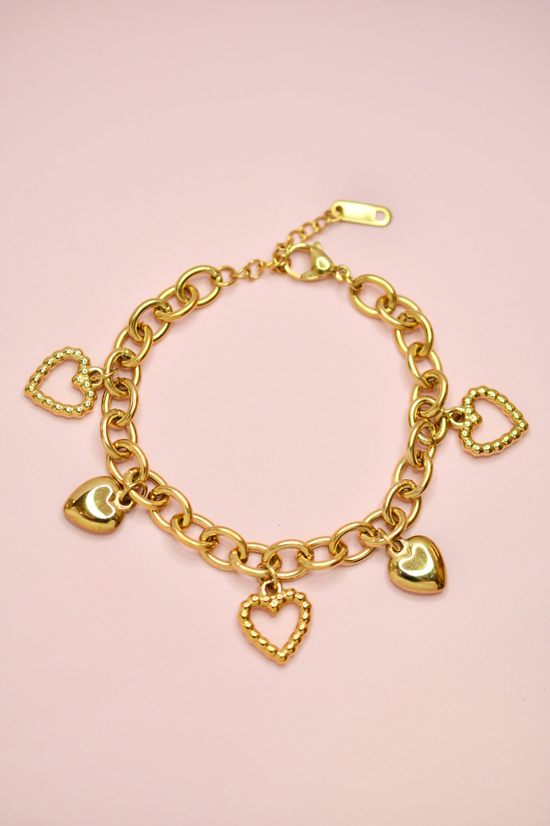 Pulsera Multidijes Corazones