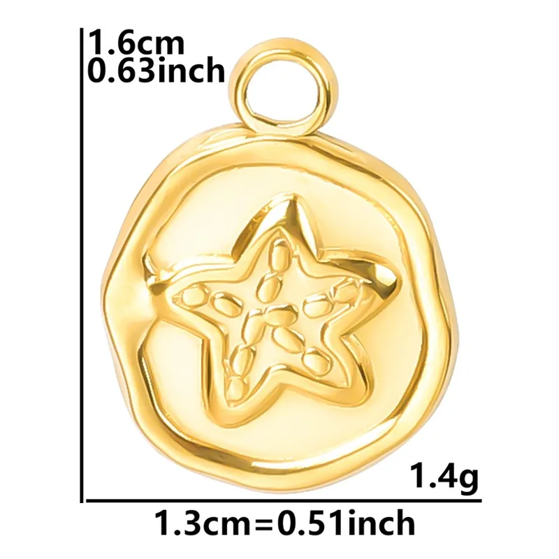 Dije Estrella de Mar Circulo