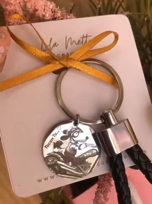 Personalized Keychain Text