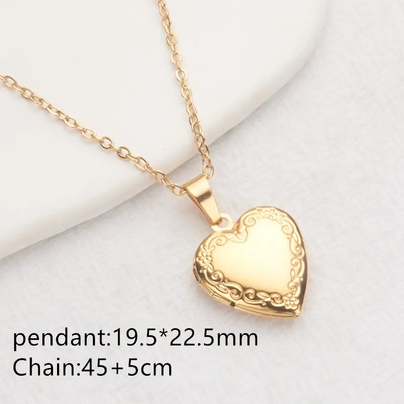 Heart-Shaped Locket Pendant